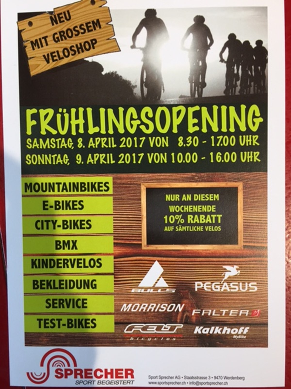 Neueröffnung Velo Shop