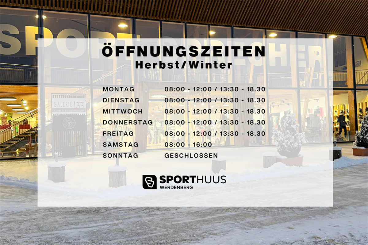 Winteröffnungszeiten