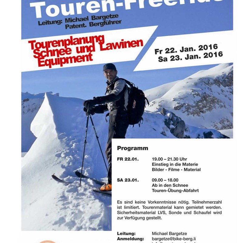 Tourenplanung, Schnee- und Lawinenequipment