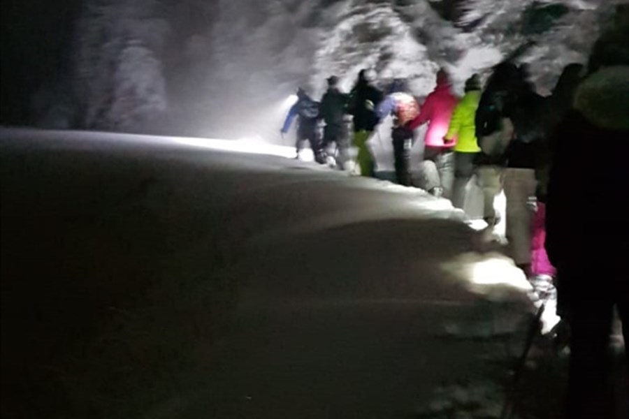 Schneeschuhwanderungen mit Sport Sprecher